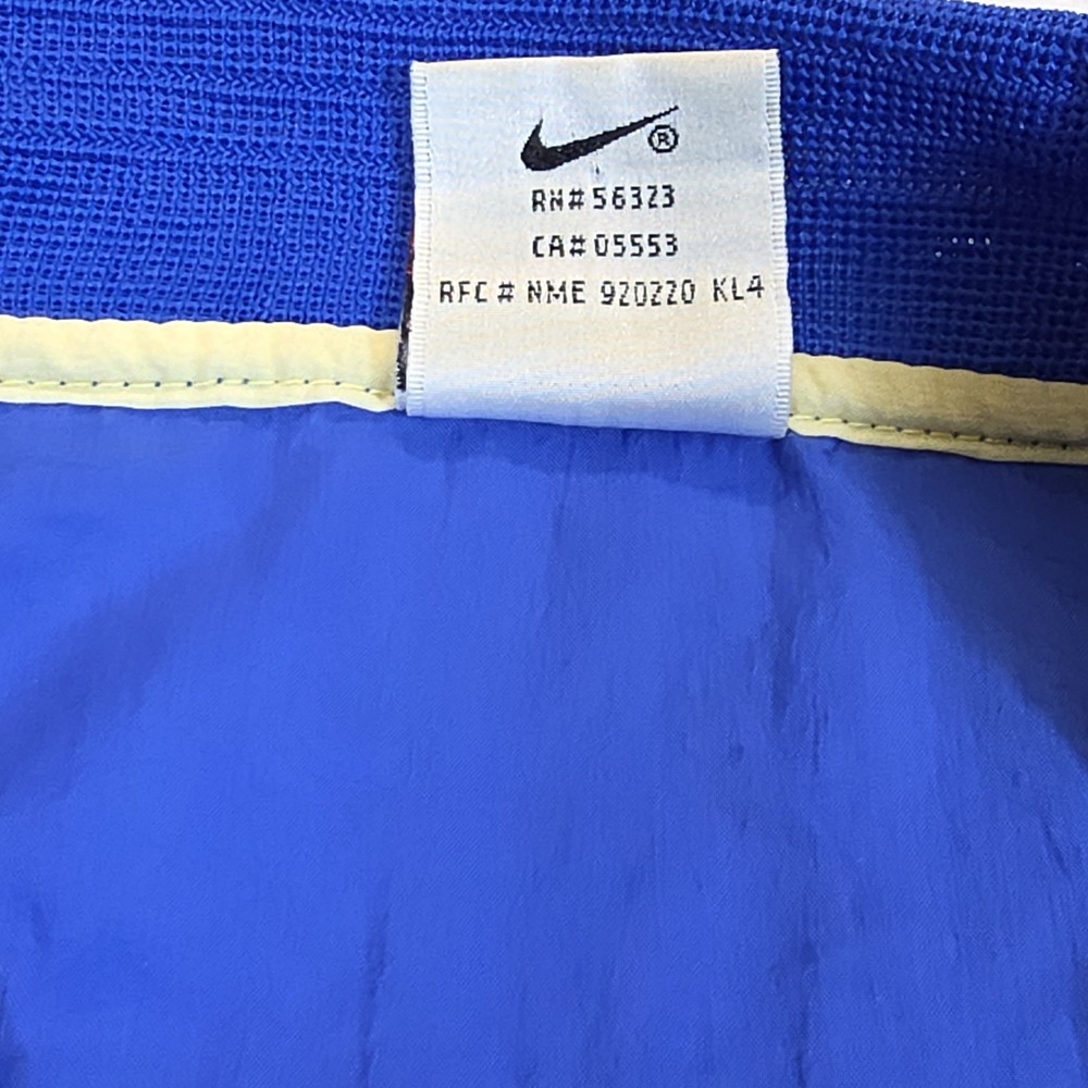 Vintage Nike Windbreaker ColorBlock Zip Long Sleeve Malaysia Blue Size Large 14 - Picture 7 of 12
